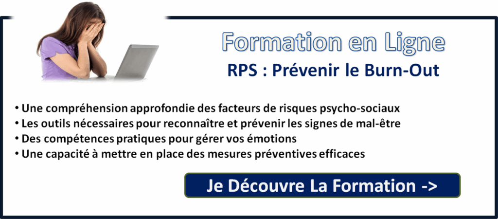 Formation en ligne RPS : Prévenir le Burn-Out