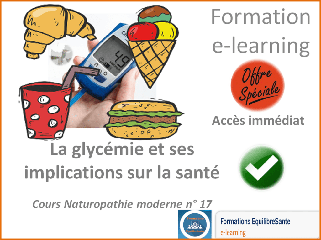 formation en ligne Impact de la glycémie sur la santé